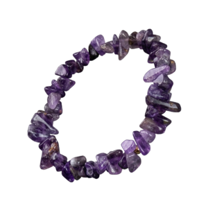 Amethyst Chips Bracelet Stretchable